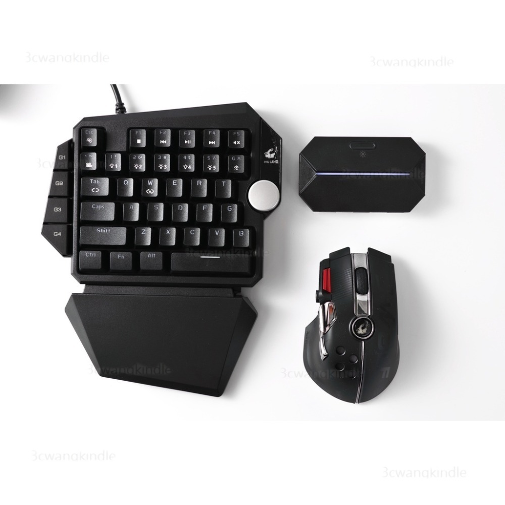 🔥Switch/PS4/PS5/XBOX 鍵鼠轉換器 送雷蛇鼠墊 鍵盤滑鼠轉換器 吃雞鍵盤 壓槍滑鼠 單手鍵盤-細節圖2