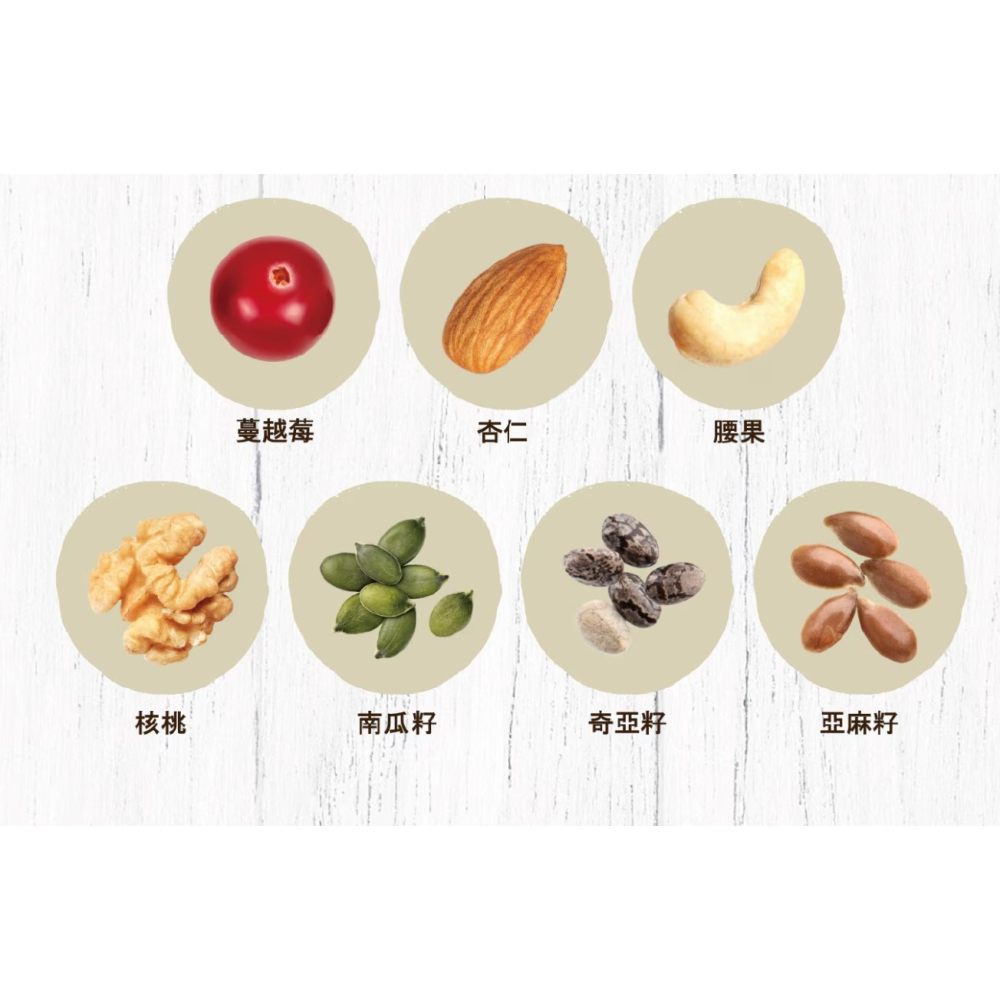 宴麥森林 蔓越莓杏仁堅果多燕麥片 770公克-細節圖2