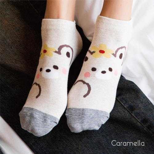 【Caramella】女生襪子 韓國短襪 SOCKS 卡通襪 薄襪 踝襪 船型襪 隱形襪 低筒襪 可愛襪子 韓國襪
