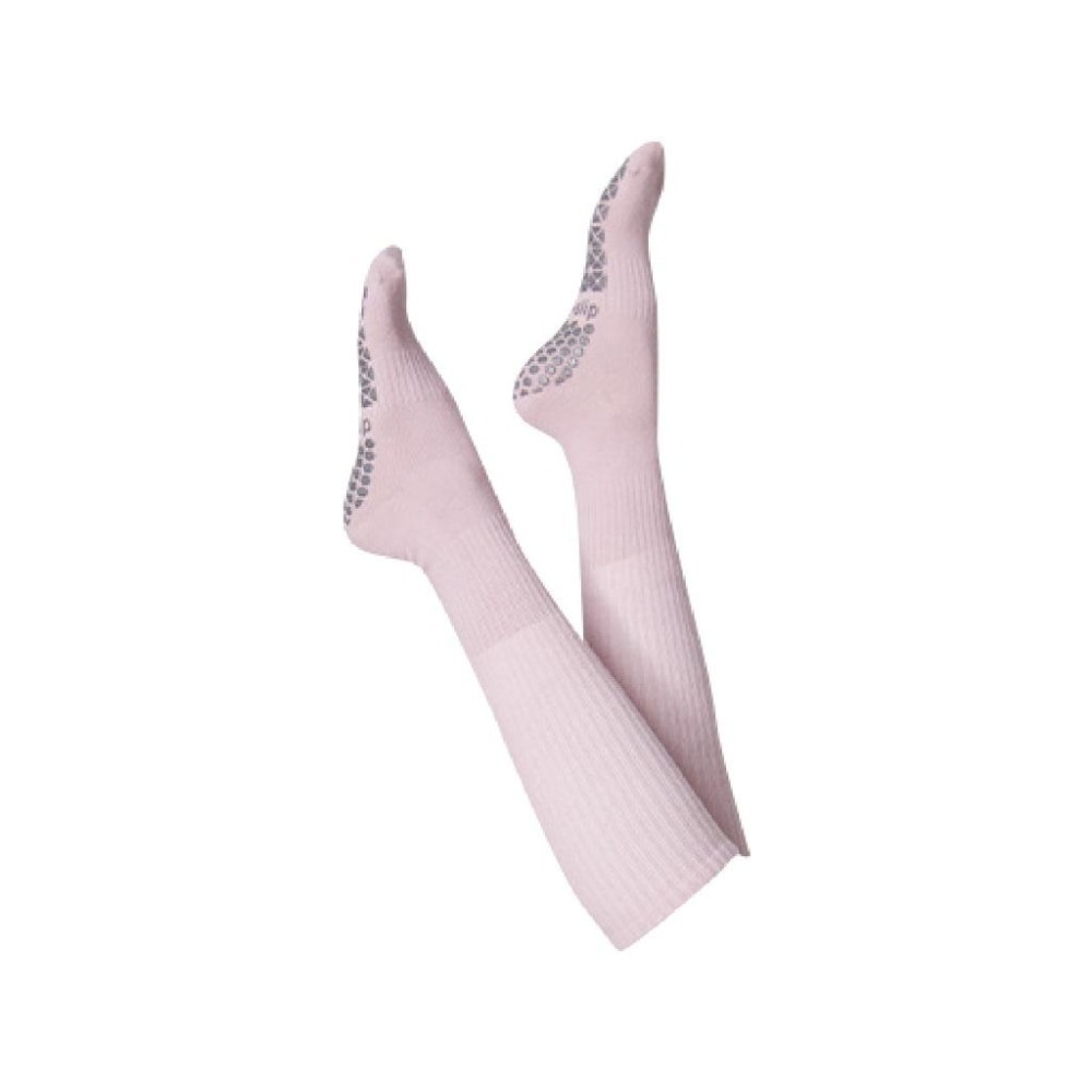 【Caramella】小腿襪 瑜珈襪 止滑襪 美腿襪 長筒襪 膝下襪 運動長襪 長襪 襪子 女襪 素色襪子 運動襪-細節圖2