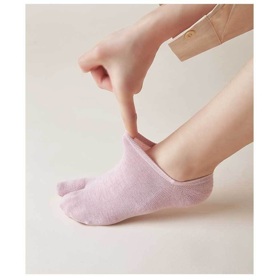 【Caramella】隱形襪 兩指襪 分趾襪 女生襪子 踝襪 男襪 船型襪 黑襪 SOCKS 棉襪 襪子 兩趾襪 素色襪-細節圖5
