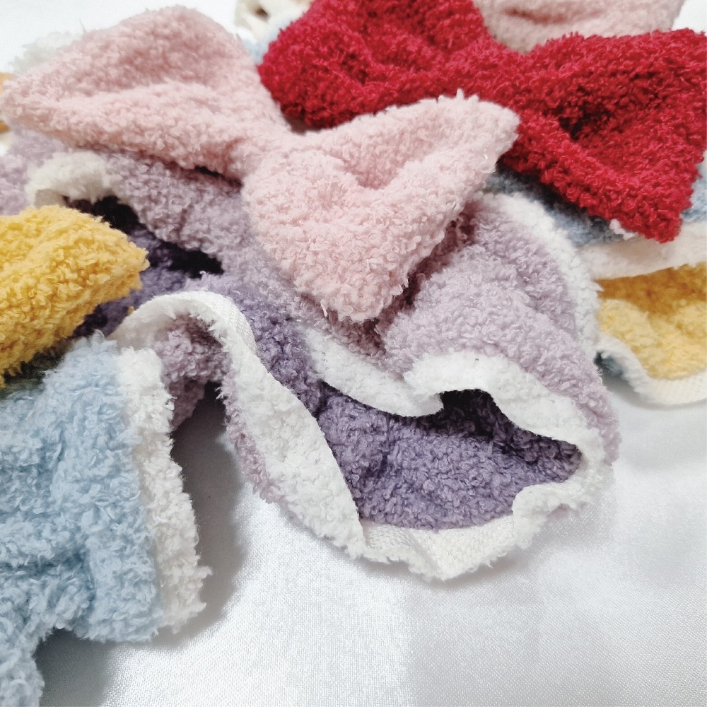 【Caramella】絨布 洗臉髮帶 公主 頭帶 髮圈 髮帶洗臉 可愛髮帶 髮帶髮箍 女生配件 髮帶 毛絨 造型髮帶-細節圖5