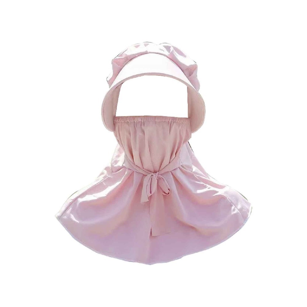 【Caramella】防曬帽套 戶外帽 帽子女 遮陽面罩 護頸面罩 冰絲面罩 防曬帽 抗UV 透氣帽 防曬面罩 帽子-細節圖2