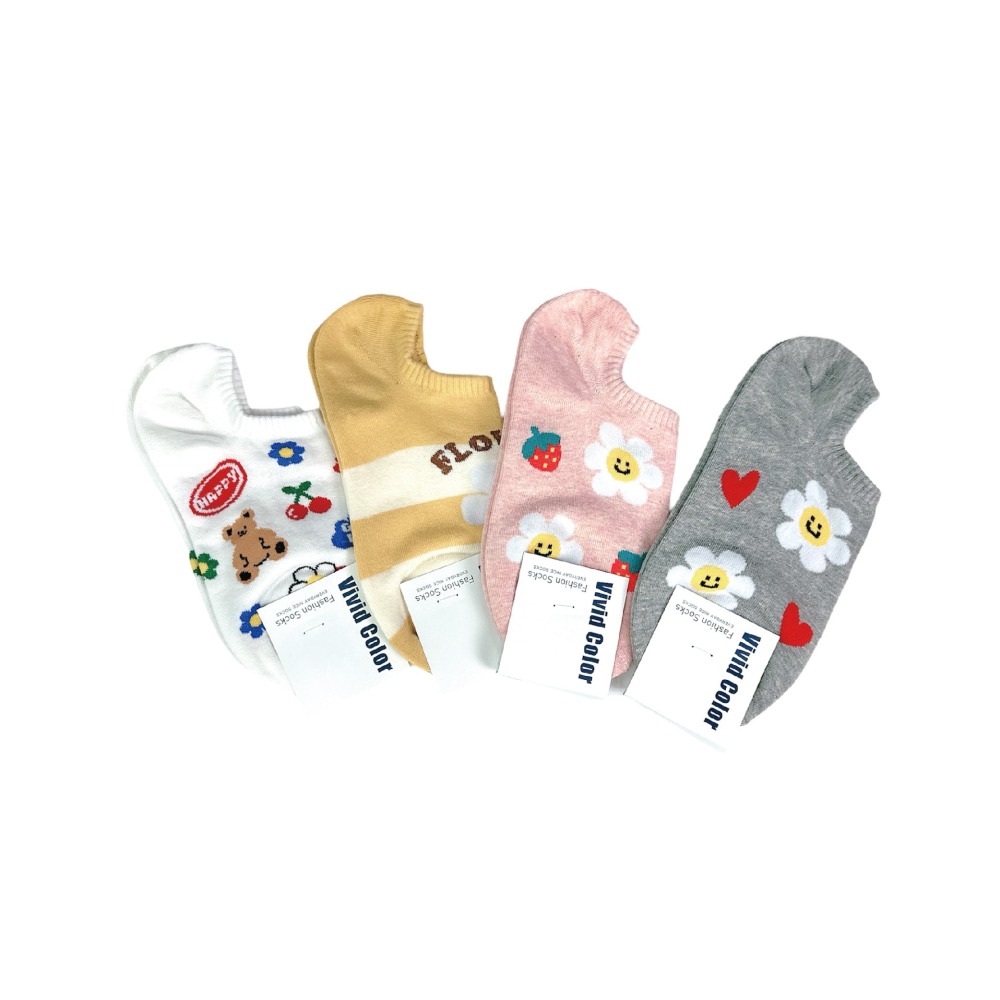 【Caramella】女生襪子 踝襪 隱形襪 愛心襪子 韓國襪子 短襪 SOCKS 狗狗襪子 襪子韓國 低筒襪  韓國襪-細節圖2