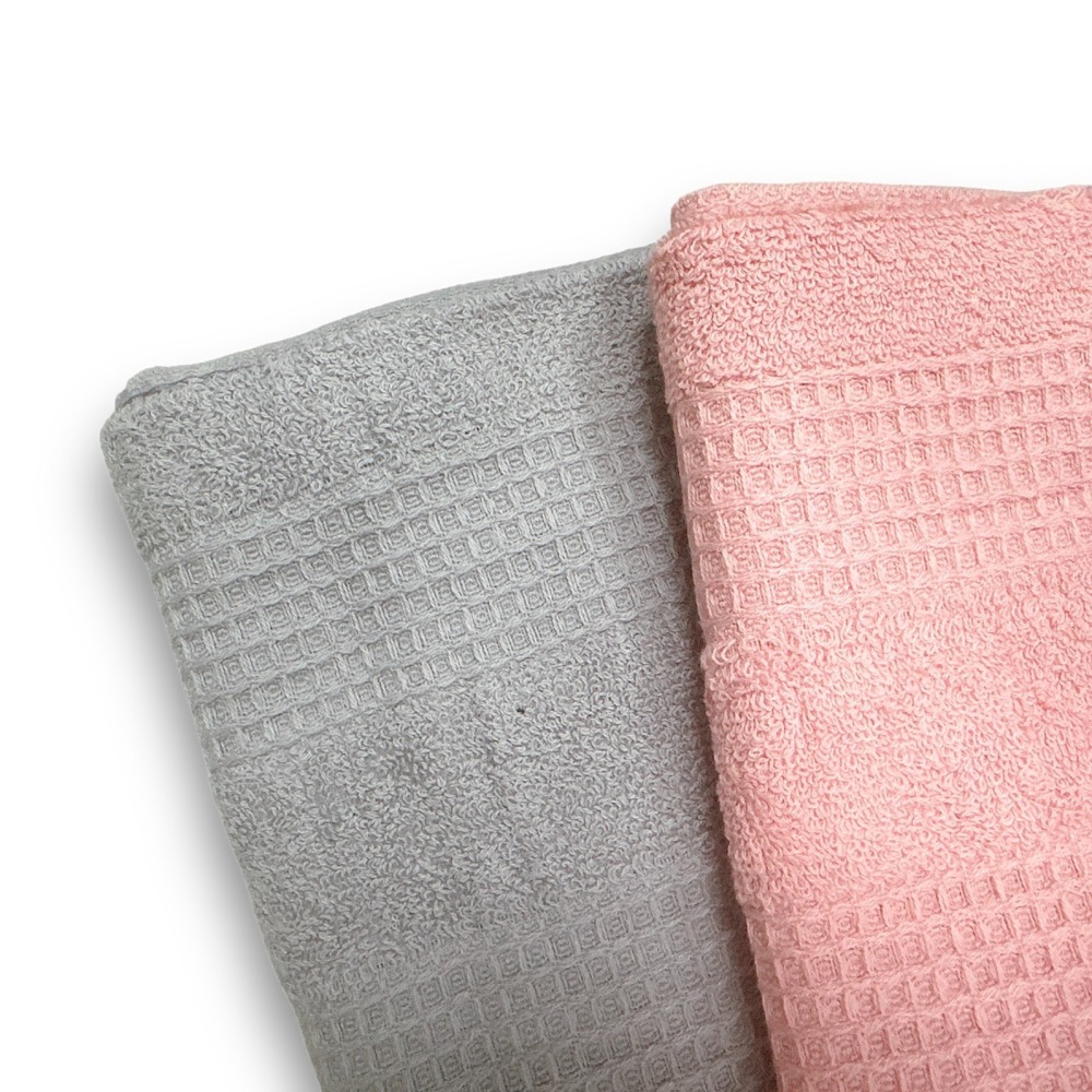 【Caramella】吸水浴巾 華夫格 擦手巾 浴巾 純棉毛巾 毛巾 大毛巾 吸水毛巾 華夫格毛巾 運動毛巾 純棉 健身-細節圖4