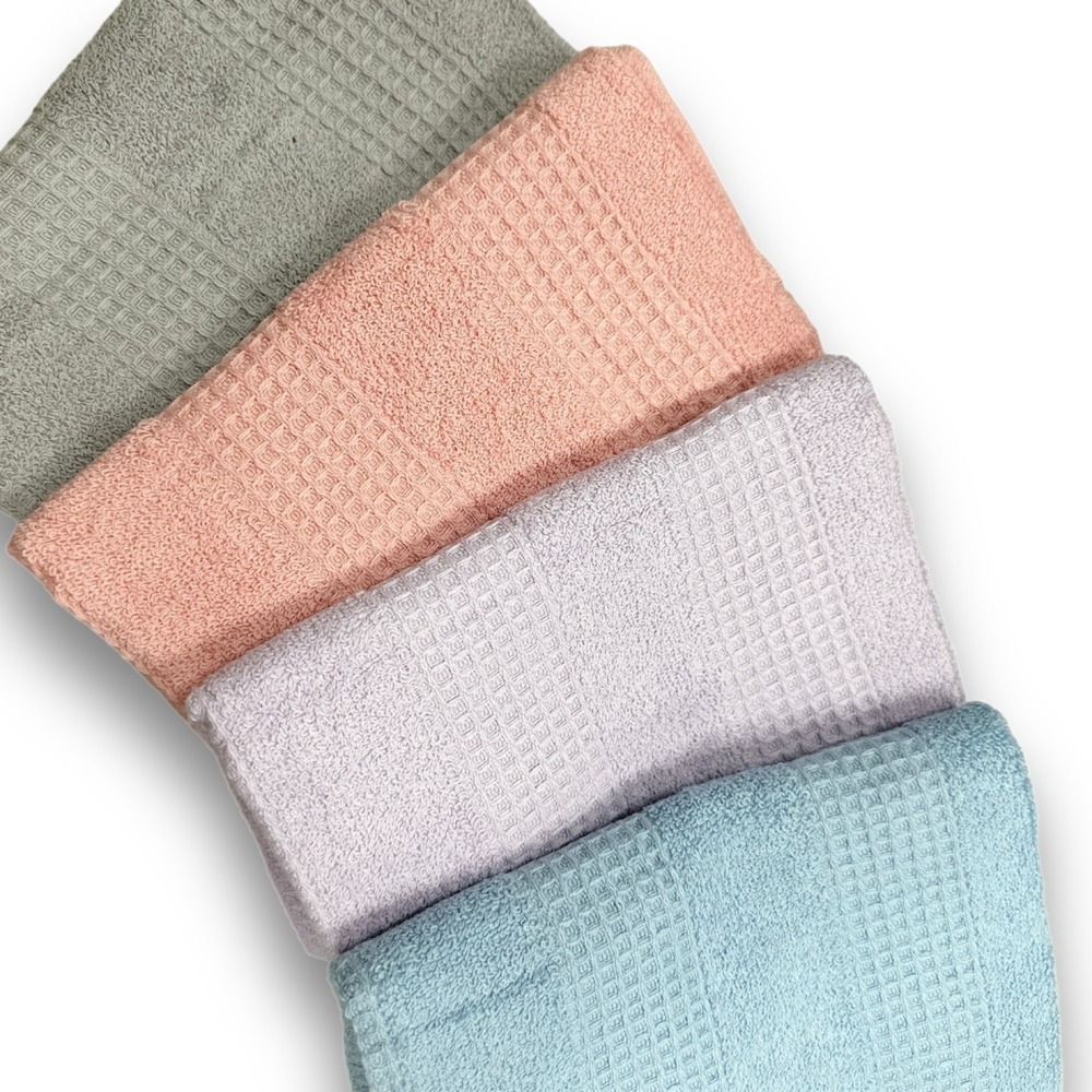 【Caramella】吸水浴巾 華夫格 擦手巾 浴巾 純棉毛巾 毛巾 大毛巾 吸水毛巾 華夫格毛巾 運動毛巾 純棉 健身-細節圖6