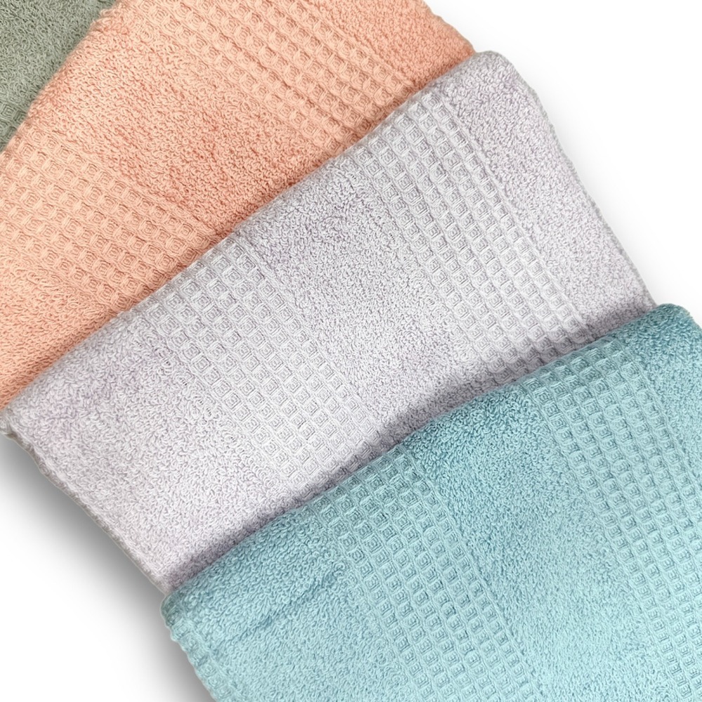 【Caramella】吸水浴巾 華夫格 擦手巾 浴巾 純棉毛巾 毛巾 大毛巾 吸水毛巾 華夫格毛巾 運動毛巾 純棉 健身-細節圖7