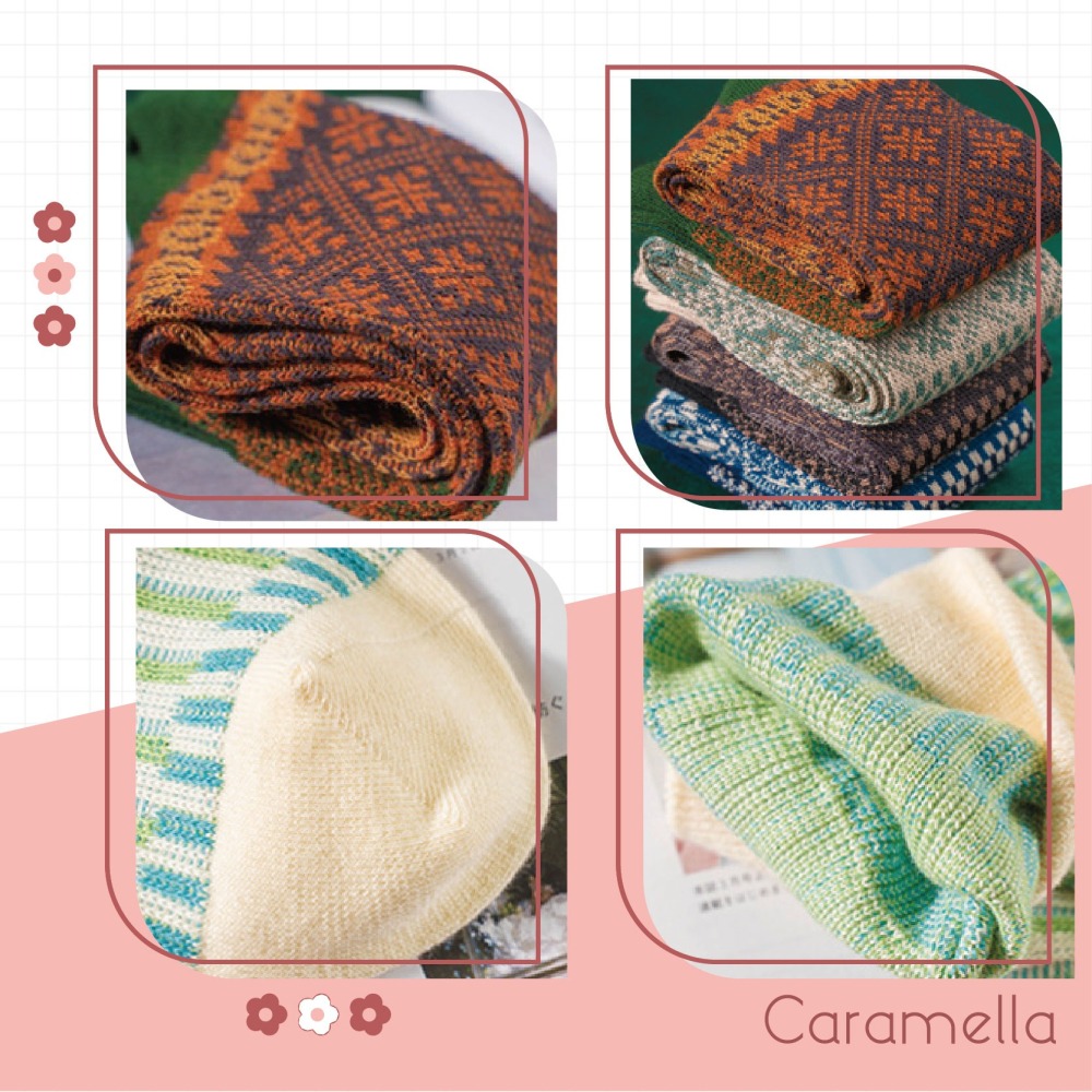 【Caramella】保暖襪 男襪 24-28 日系襪子 長襪 民族風 厚襪子 冬天襪子 男生襪子 襪子 棉襪 中筒襪-細節圖3