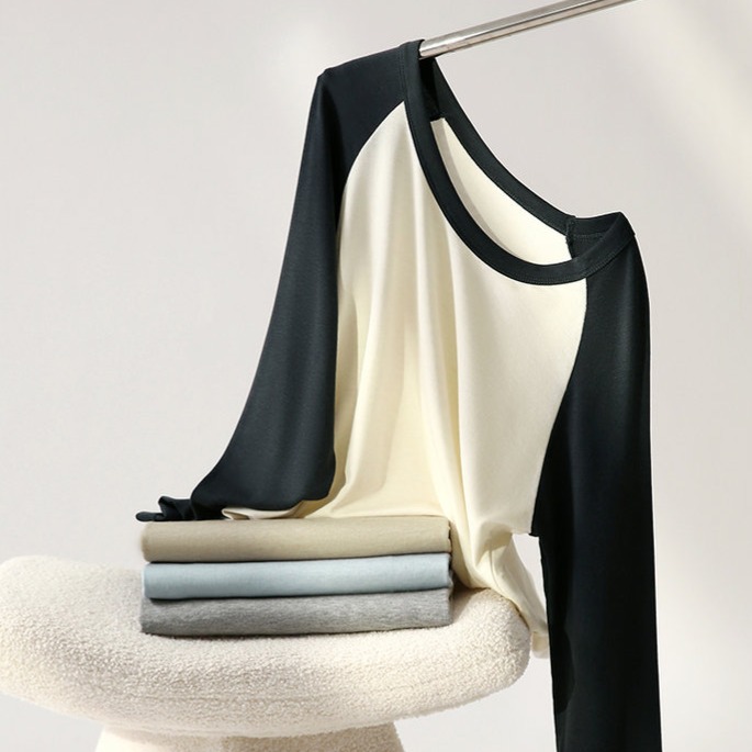 【Caramella】內搭 打底衫 長袖 發熱衣 圓領 長袖內搭 長袖上衣 內搭衣 冬天長袖 保暖衣 9937 9938-規格圖10