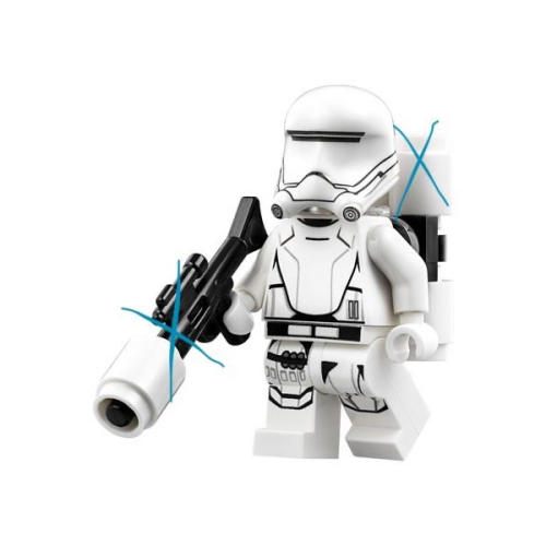 LEGO Star Wars First Order Flametrooper 75103 全新 缺件