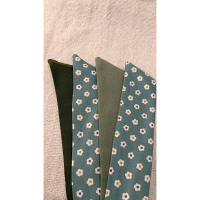 可塑形髮帶-綠色小花