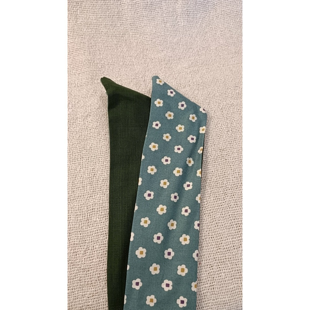 可塑形髮帶-綠色小花-細節圖2