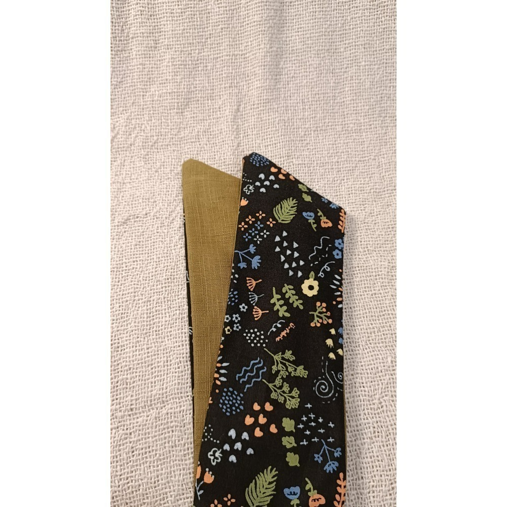 可塑形髮帶-田園花花草草黑-細節圖5