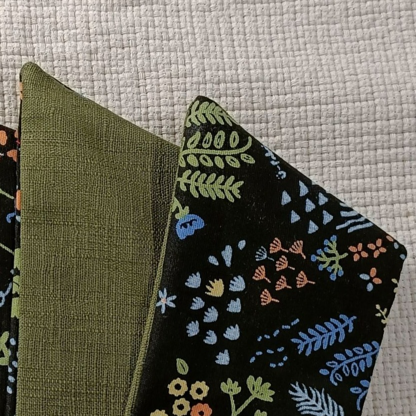 可塑形髮帶-田園花花草草黑-規格圖5