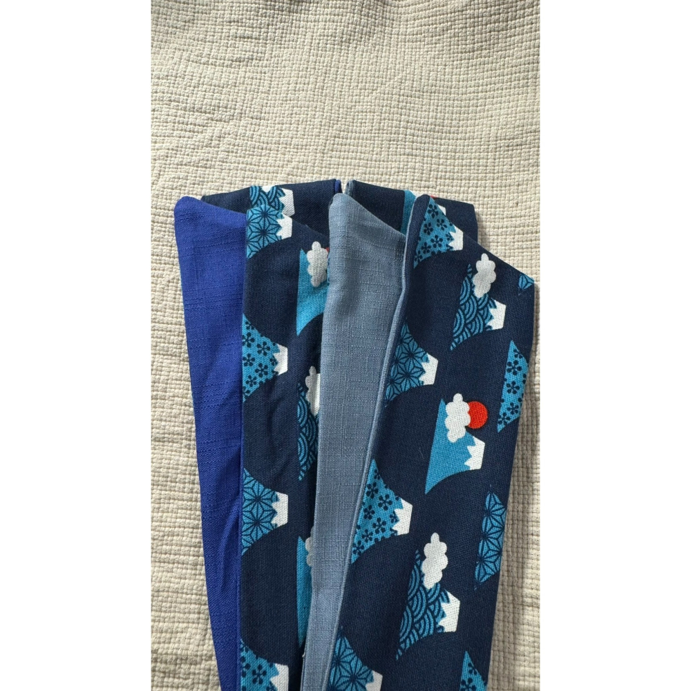 可塑形髮帶-深藍富士山-細節圖2