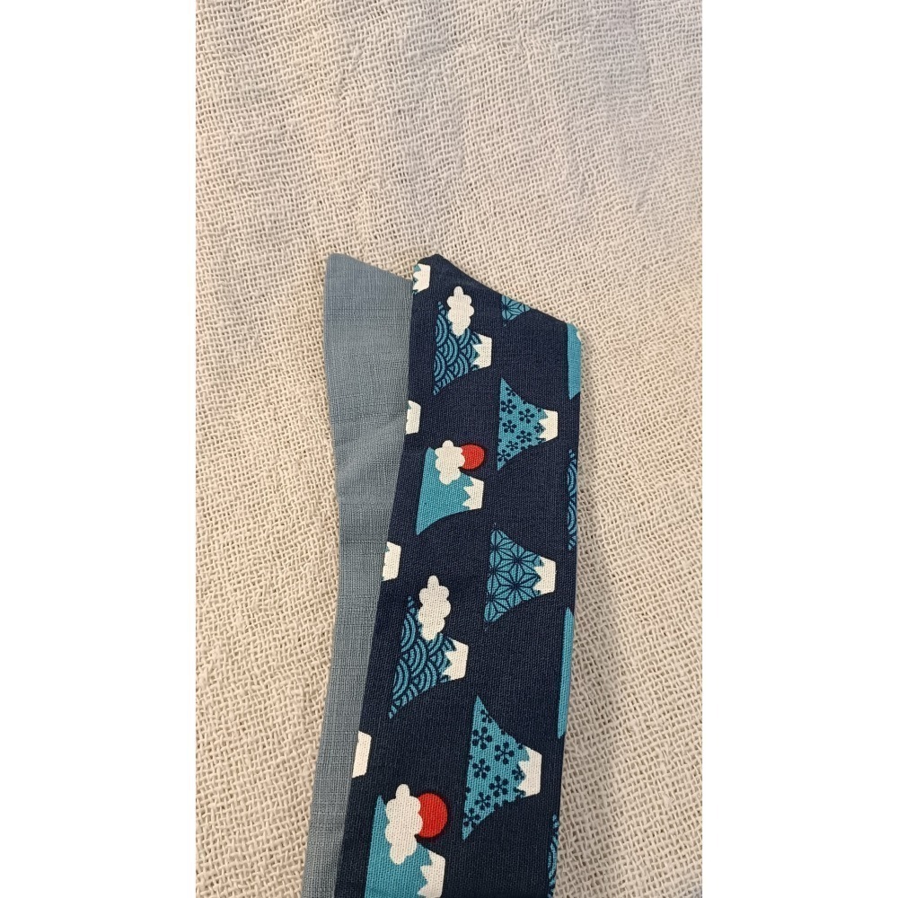 可塑形髮帶-深藍富士山-細節圖4