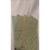 可塑形髮帶-綠青海波紋