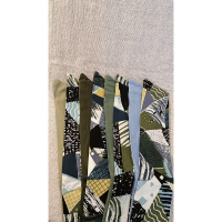 可塑形髮帶-綠不規則拼貼