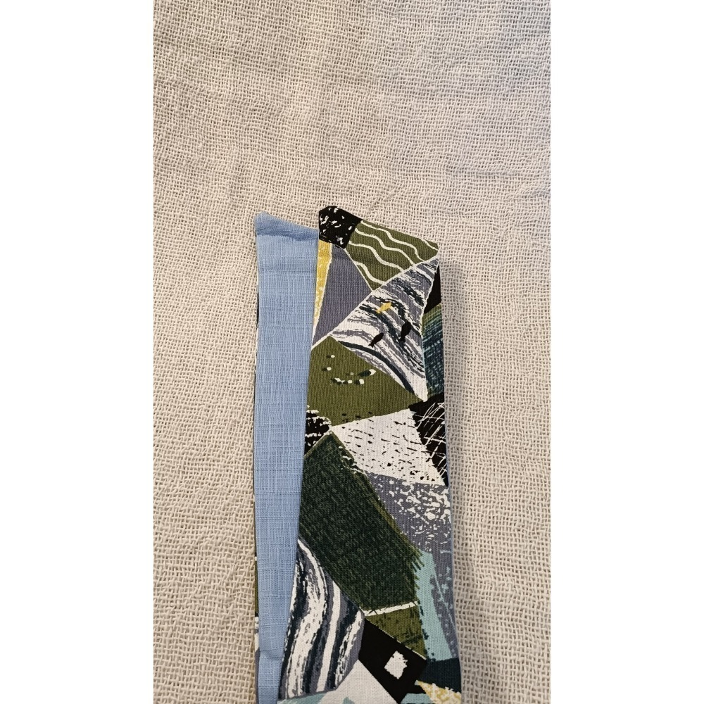 可塑形髮帶-綠不規則拼貼-細節圖2