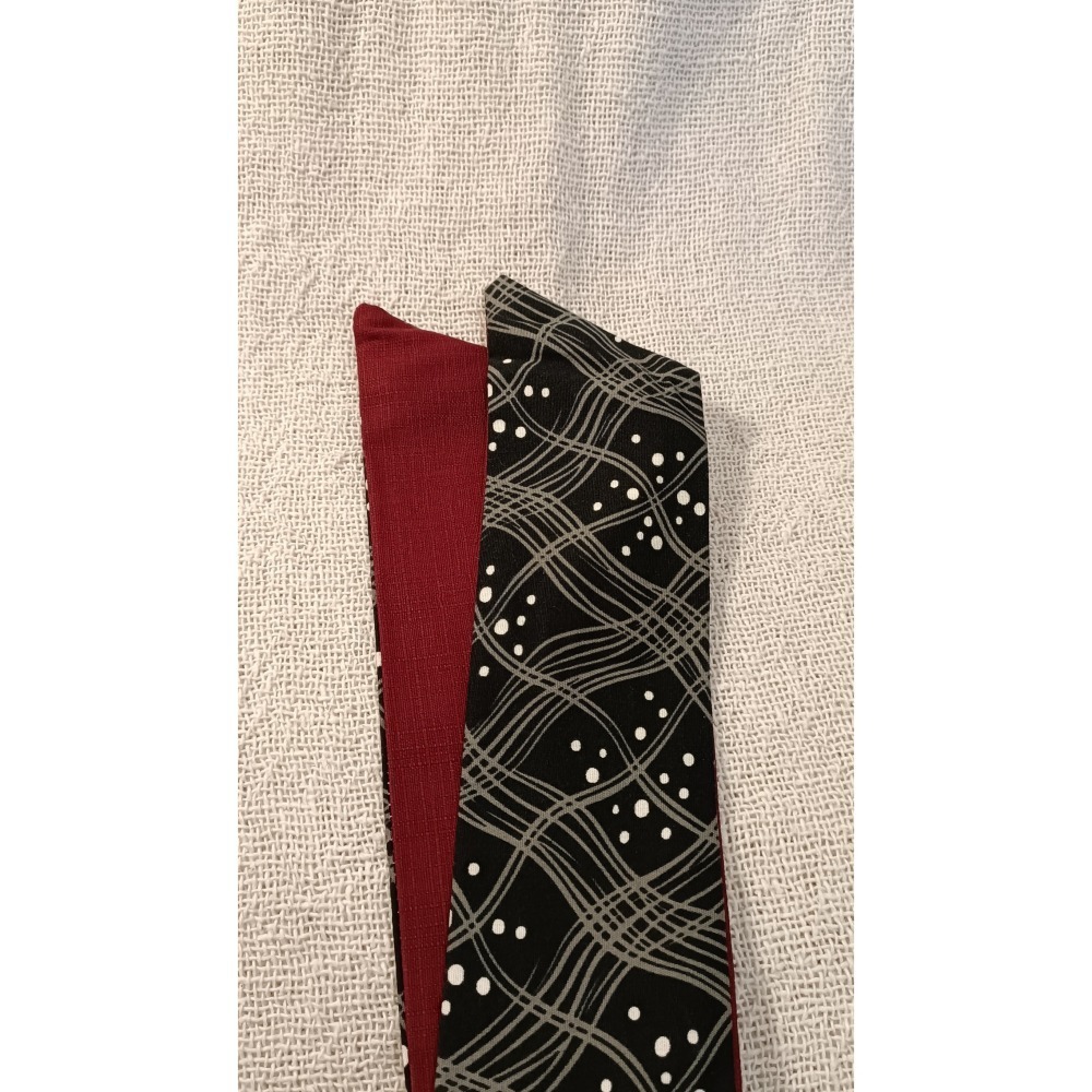 可塑形髮帶-黑線條點點-細節圖2