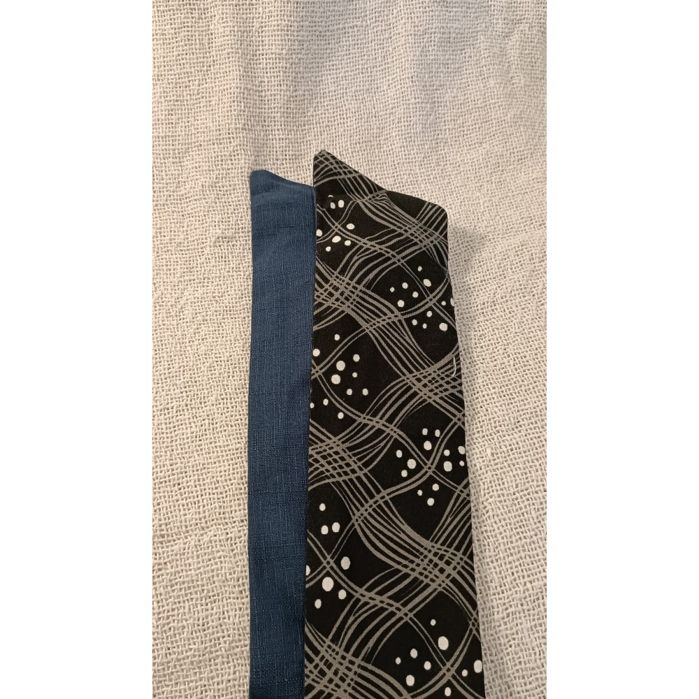 可塑形髮帶-黑線條點點-細節圖3