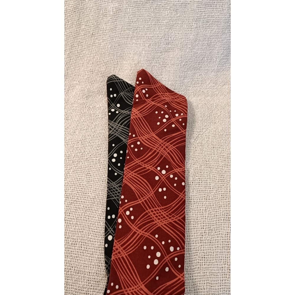 可塑形髮帶-黑線條點點-細節圖5