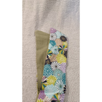 可塑形髮帶-日本風綠菊花