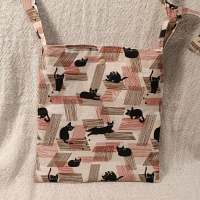 直揹袋-貓咪毛線