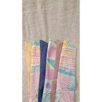 可塑形髮帶-幾何圖案水墨白