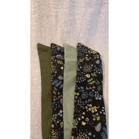 可塑形髮帶-田園花花草草黑