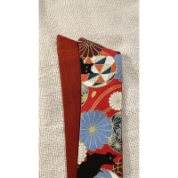 可塑形髮帶-紅慶典夜貓