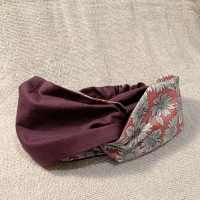 交叉款髮帶-粉向日葵 L碼