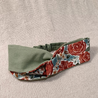 交叉款髮帶-玫瑰 M碼