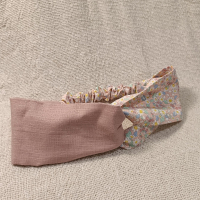 交叉款髮帶-粉雛菊 M碼