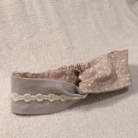 交叉款髮帶-點綴 M碼