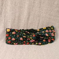 交叉款髮帶-下雨的花園 L碼