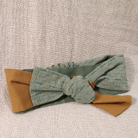 蝴蝶結款髮帶-日系馬卡龍點點 M碼