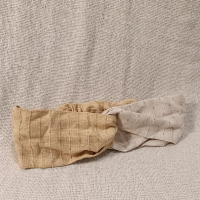 交叉款髮帶-日系馬卡龍點點 M碼