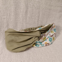 交叉款髮帶-糖果雪花 M碼