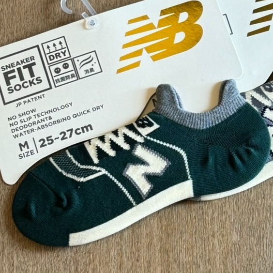New Balance造型襪-低筒M size-規格圖1