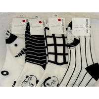 韓國黑白襪子-共4款