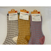 韓國格子襪子-共3款
