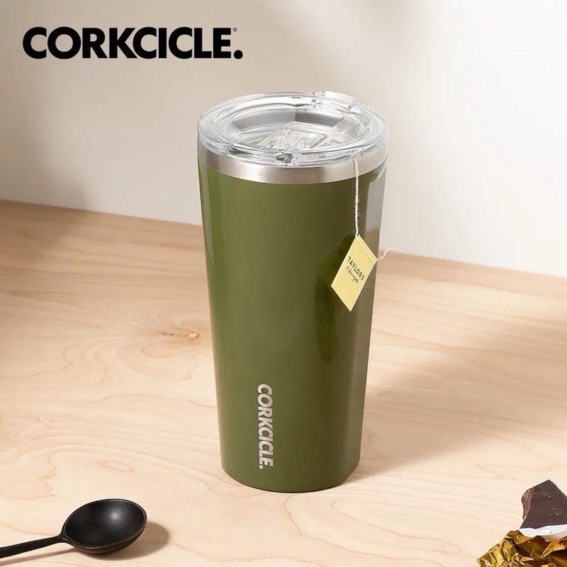 現貨 美國CORKCICLE 酷仕客 三層真空吸管杯/寬口杯隨行杯700ml 土耳其藍/橄欖-細節圖2