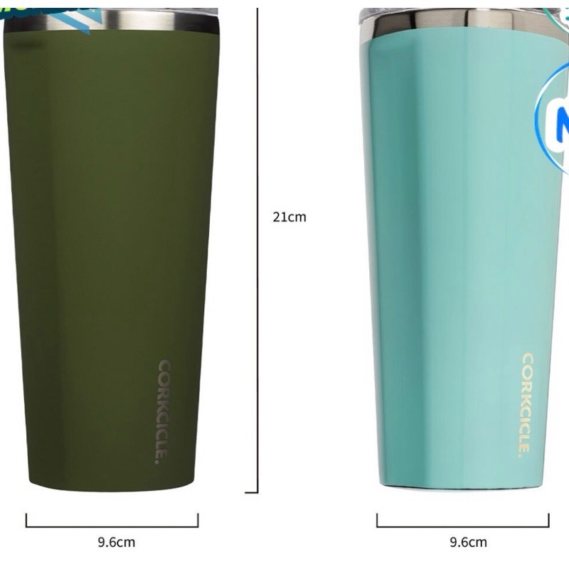 現貨 美國CORKCICLE 酷仕客 三層真空吸管杯/寬口杯隨行杯700ml 土耳其藍/橄欖-細節圖5