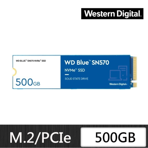 [全新] WD SN570 500G SSD 固態硬碟@台南可面交@PCIe Gen3x4