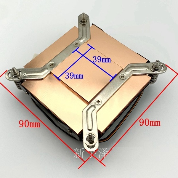 [全新]28mm ITX全銅1U intel CPU 風扇@台南面交@1151 1150 1156 1155-細節圖2