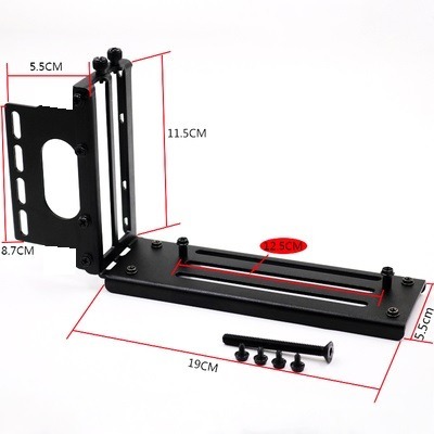 [全新]全鋁顯卡 豎放 垂直 直立 支架 轉向 延長線 20cm@台南可面交@PCIe3.0 16X128G/bps-細節圖2