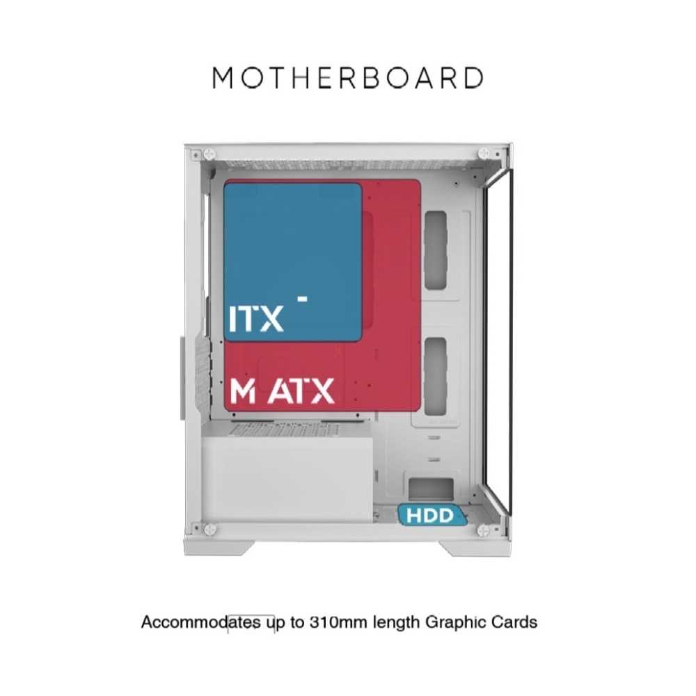 [高雄台南面交]AQUARON 海景房 雙景透視 電腦機殼@全新@顯卡31cm CPU16cm 內附三顆炫彩固光風扇!!-細節圖2