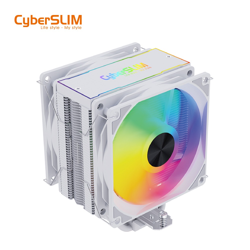 [全新]Cyber 賽鉑 CS6 TURBO ARGB CPU 黑 白 散熱風扇@台南可面交@純銅6熱導管-規格圖2