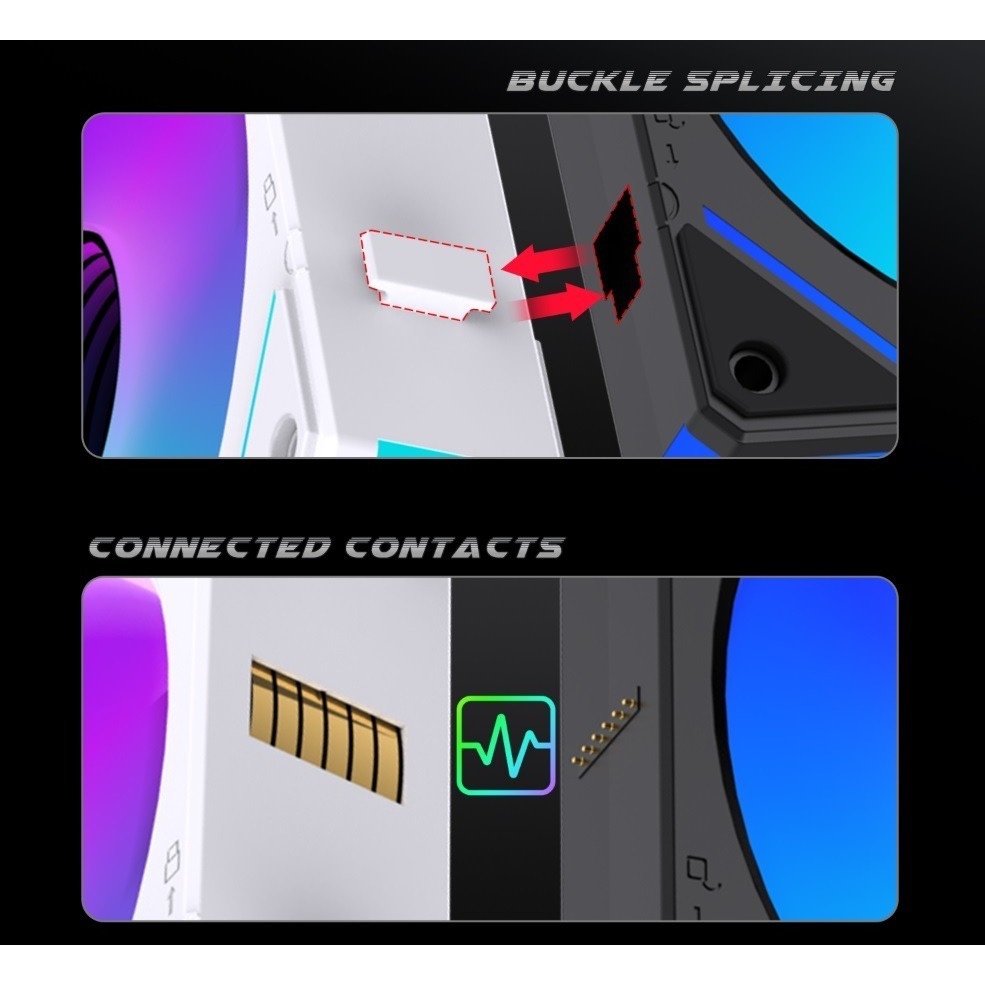 [全新]LOVINGCOOL 雷利酷 稜鏡 積木 ARGB風扇@台南可面交@無線卡扣拼接 附導電板-細節圖2